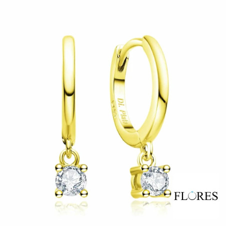 Pendientes Aros Circonitas Plata Dorados 2140638/Y 2140638/Y Di Plata Pendientes Aros Circonitas Plata Dorados 2140638/Y 2140638/Y Di Plata