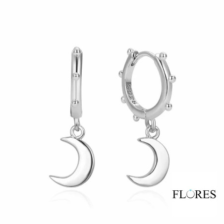 Pendientes Aros Lunas Plata 2140646 2140646 Di Plata Pendientes Aros Lunas Plata 2140646 2140646 Di Plata
