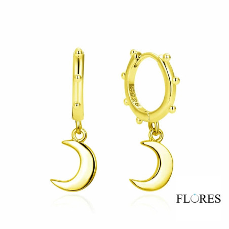 Pendientes Aros Lunas Plata Dorados 2140646/Y 2140646/Y Di Plata Pendientes Aros Lunas Plata Dorados 2140646/Y 2140646/Y Di Plata