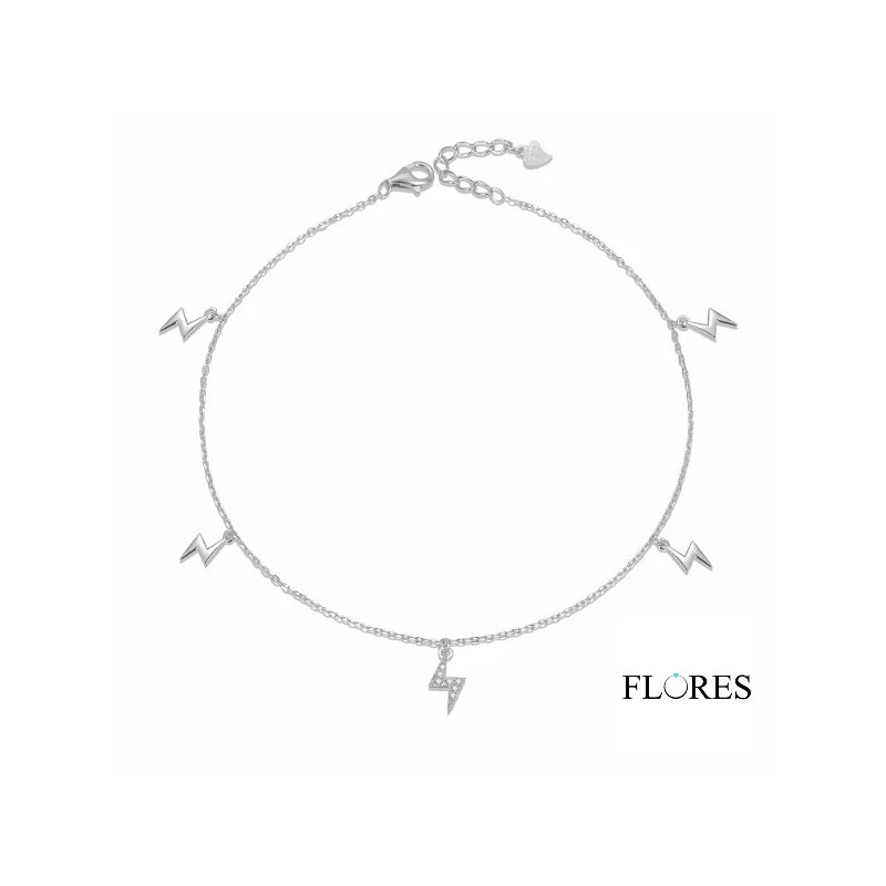 Tobillera Plata Rayos 2200067 | 26,00 € | Joyería Flores