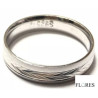 Alianza Plata 4mm Tallada 2260012/12 | 14,00 € | Joyería Flores