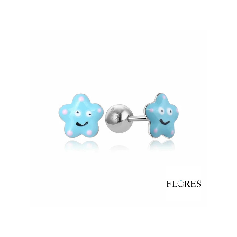 Pendientes Plata Infantiles 2300053/3 | 18,00 € | Joyería Flores