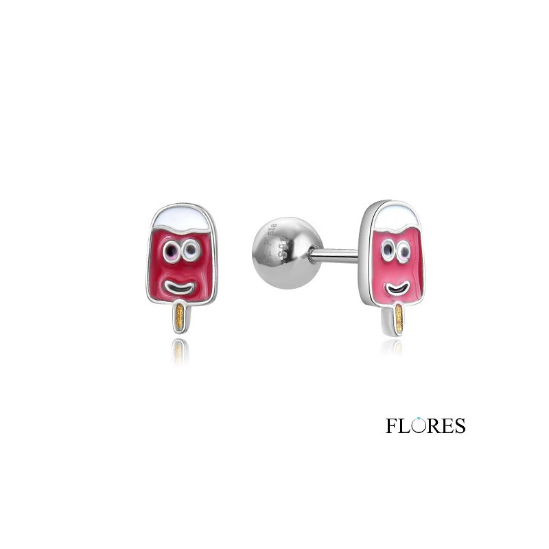 Pendientes Plata Infantiles 2300080/3 | 18,00 € | Joyería Flores
