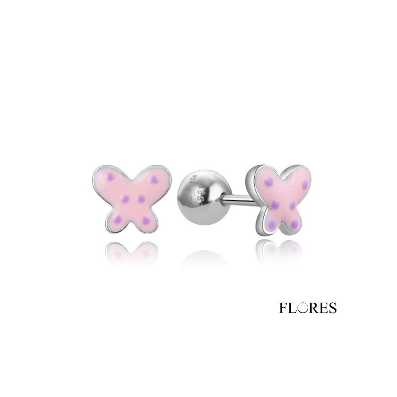 Pendientes Plata Infantiles 2300084/3 | 18,00 € | Joyería Flores