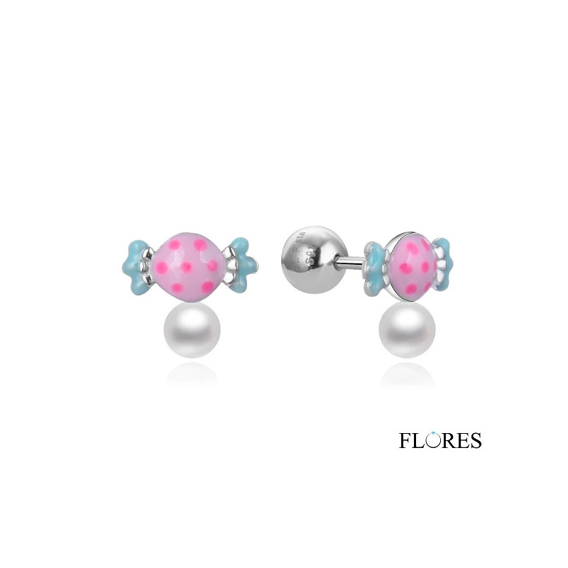 Pendientes Plata Infantiles 2300148/3 | 18,00 € | Joyería Flores