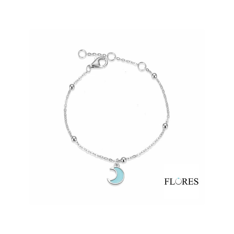 Pulsera Plata Infantil Luna 2310020/B | 17,00 € | Joyería Flores