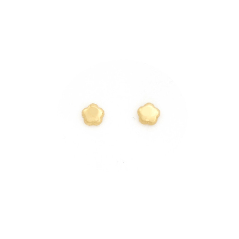 Pendientes Mocosa oro flor 4mm 6100612 | 57,90 € | Joyería Flores