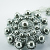 Broche de capa botón charro plata de ley T-311-B | 105,63 € | Joyería Flores