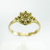 Anillo botón charro Oro de ley AS299/12 | 337,38 € | Joyería Flores