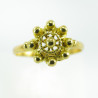 Anillo botón charro Oro de ley AS201/14 | 480,00 € | Joyería Flores