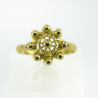 Anillo botón charro Oro de ley AS202/18 | 553,12 € | Joyería Flores