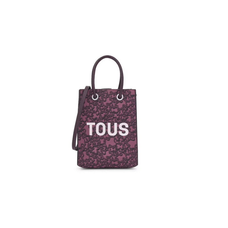 Mini bolso Tous Pop burdeos Kaos 395910261 | 89,00 € | Joyería Flores