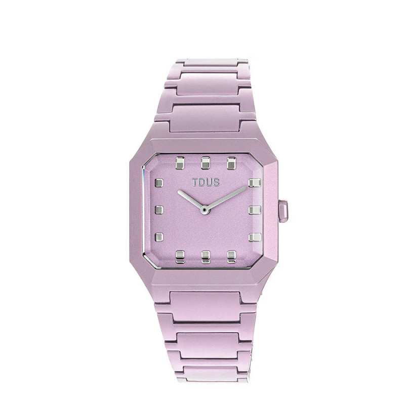 Reloj Tous Karat Squared Aluminio Rosa 300358041 | 199,00 € | Joyería Flores