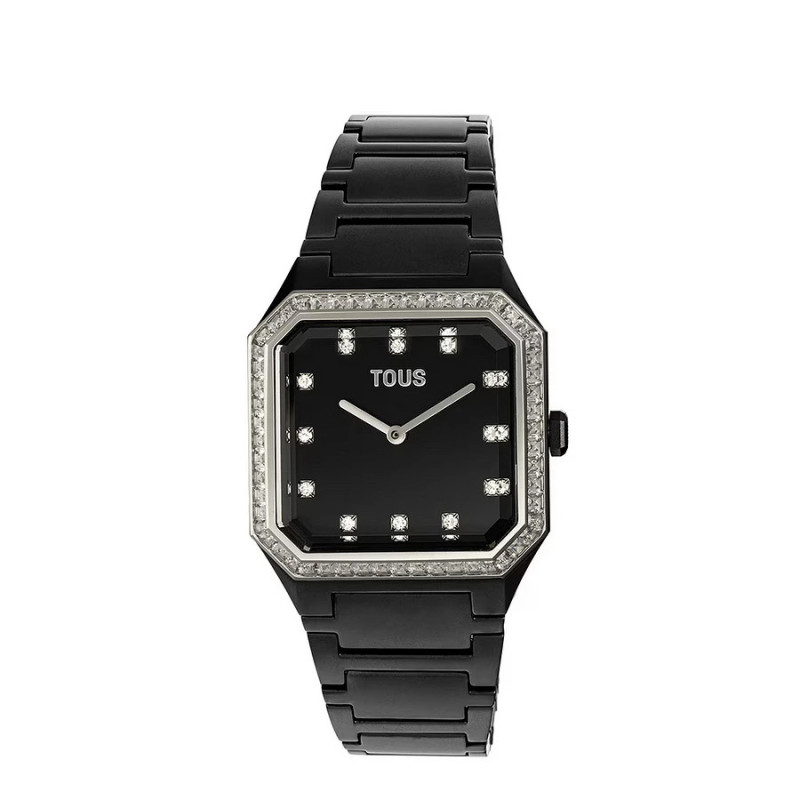 Reloj Tous Karat Squared Aluminio Negro 300358052 | 239,00 € | Joyería Flores