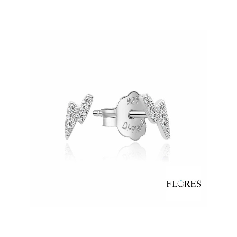 Pendientes Plata Rayo Presión 2024486 | 11,00 € | Joyería Flores