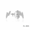 Pendientes Plata Rayo Presión 2024486 | 11,00 € | Joyería Flores