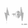 Pendientes Plata Rayo Presión 2024488 | 14,00 € | Joyería Flores