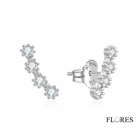 Pendientes Pendientes Plata Circonitas Presión 2024373 2024373 Di Plata Pendientes Pendientes Plata Circonitas Presión 2024373 2024373 Di Plata