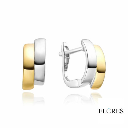 Pendientes Pendientes Bicolor Plata Ballestilla 2024423/BIC 2024423/BIC Di Plata Pendientes Pendientes Bicolor Plata Ballestilla 2024423/BIC 2024423/BIC Di Plata