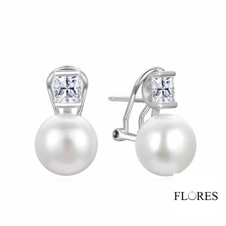 Pendientes Pendientes Plata Circonitas Perla Omega 2024307 2024307 Di Plata Pendientes Pendientes Plata Circonitas Perla Omega 2024307 2024307 Di Plata