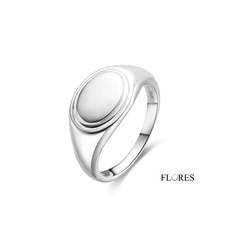 Sortija Oval Plata de Ley 2011508/12 | 32,00 € | Joyería Flores