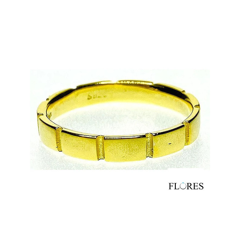 Sortija Dorada Plata de Ley 2011209/16 | 17,00 € | Joyería Flores