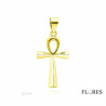 Colgante Cruz Dorada Plata de Ley 2031357/25 | 14,00 € | Joyería Flores