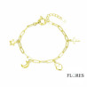 Pulsera Dorada Plata de Ley 2040979/Y | 56,00 € | Joyería Flores