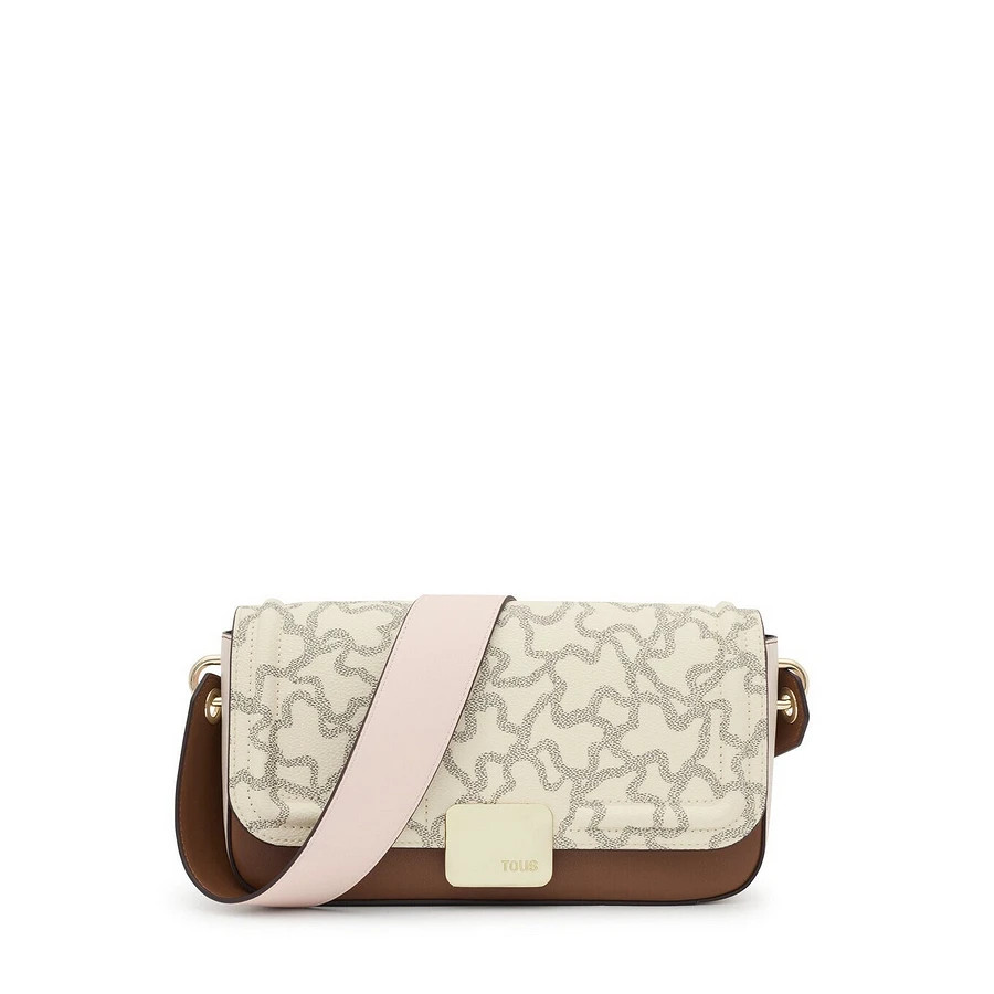 Bandolera Tous mediana beige Kaos Icon 395910932