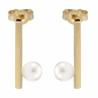 Pendientes 750 Group barra de 15mm perla 5675 | 208,50 € | Joyería Flores
