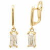 Pendientes 750 Group Oro Circonita Baguette 5680 | 195,90 € | Joyería Flores