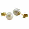 Pendientes 750 Group Oro con Perla de 8mm 6849 | 109,50 € | Joyería Flores