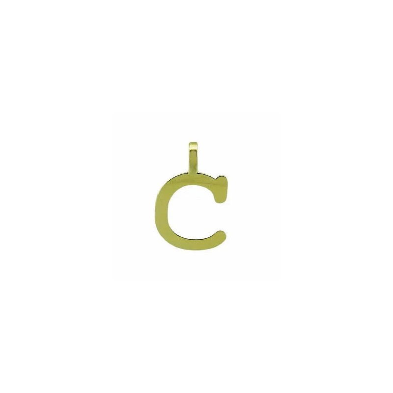 Colgante 750 Group Oro letra C, 10mm 5000C | 80,90 € | Joyería Flores