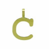 Colgante 750 Group Oro letra C, 10mm 5000C | 80,90 € | Joyería Flores