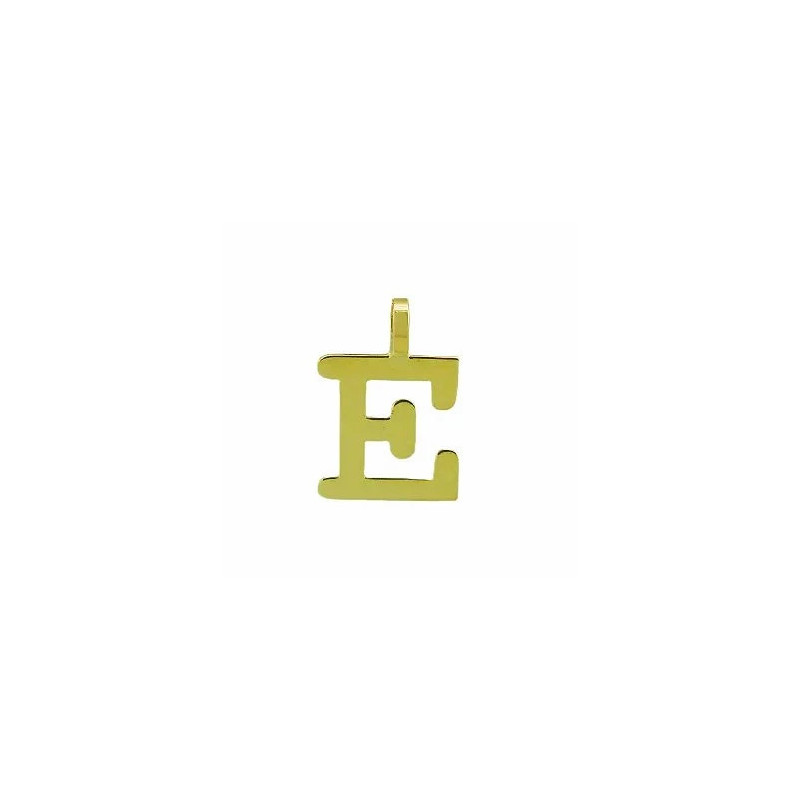 Colgante 750 Group Oro letra E, 10mm 5000E | 89,90 € | Joyería Flores