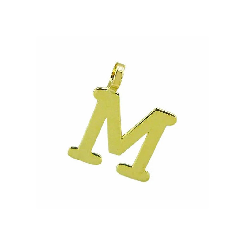 Colgante 750 Group Oro letra M, 10mm 5000M | 90,90 € | Joyería Flores