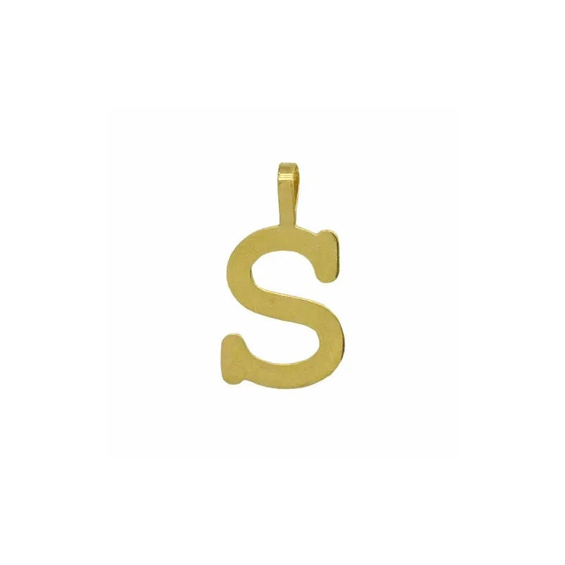 Colgante 750 Group Oro letra S, 10mm 5000S | 84,90 € | Joyería Flores