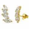 Pendientes 750 Group Oro Escalera Circonias 5035 | 189,90 € | Joyería Flores