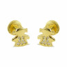 Pendientes 750 Group Oro Niña Circonitas 3077 | 119,90 € | Joyería Flores