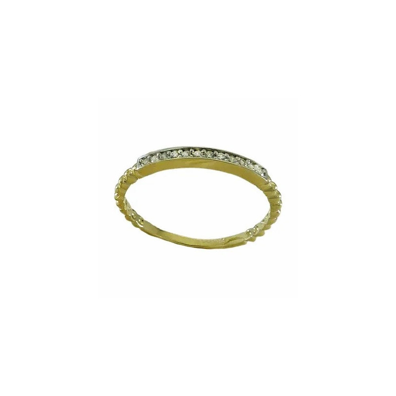 Sortija 750 Group Oro de Ley con Circonitas 3819 | 4,50 € | Joyería Flores