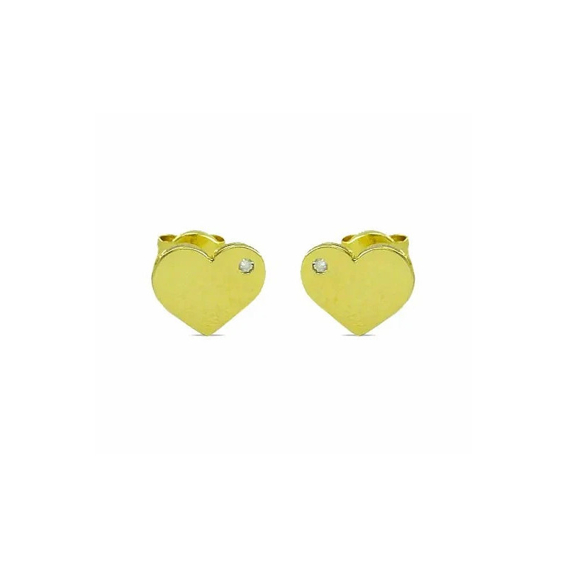 Pendientes 750 Group Oro Corazón 8,5mm 4624 | 186,90 € | Joyería Flores