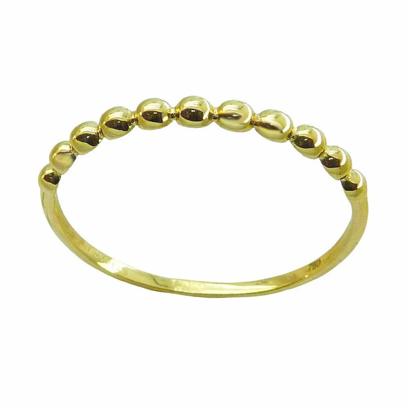 Sortija 750 Group Oro de Ley Amarillo Bolas 5214 | 163,50 € | Joyería Flores