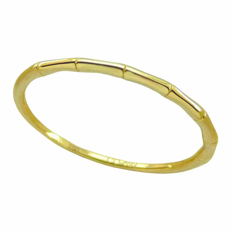 Sortija 750 Group Oro de Ley Forma de Bambú 5215 | 231,50 € | Joyería Flores