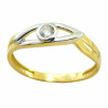 Sortija 750 Group Oro Circonita Bicolor 5406 | 345,50 € | Joyería Flores