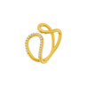 Anillo Marea abstract Mujer Dorado D03206/AF18 | 37,90 € | Joyería Flores