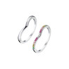Anillo Doble Lotus Silver Circonitas LP1992-3/218 | 39,00 € | Joyería Flores