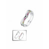 Anillo Doble Lotus Silver Circonitas LP1992-3/218 | 39,00 € | Joyería Flores