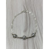 Pulsera botón charro Perla plata F48-PERLA/3 | 14,88 € | Joyería Flores