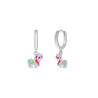 Pendiente Marea Hoop Poni Infantil Plata D03001/BR | 29,90 € | Joyería Flores