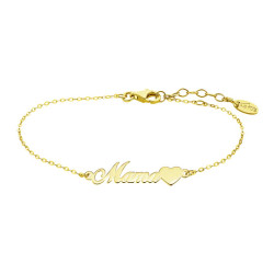 Pulsera Mamá Lotus Silver Dorada LP3234-2/2 | 29,90 € | Joyería Flores